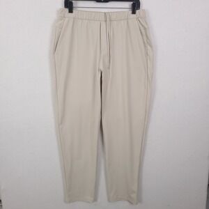 Lululemon Lab Utilitech Pull-On Pants Tan Beige LM5ALNS Mens Large 29 Inseam